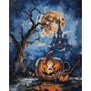 Ventas Directas de Fabricante Transfronterizas Halloween Fantasma Pintura de Diamantes Nuevo 5D Personalizado Diamante Redondo Diamante Cuadrado Sala de Estar Dormitorio Decoración Pintura
