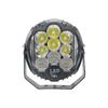 Luz LED para vehículos todoterreno TEEHON de 7 pulgadas y 75 W, bicolor, amarilla y blanca, para uso en Europa y América, luz de trabajo para vehículos transfronterizos, luz de inspección