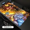 Mouse Pad Grande de Anime para Escritório, Estudo, E-Sports, Pad para Mesa de Computador com Borda de Bloqueio de Precisão