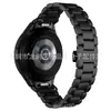 Adequado para pulseira de três contas para relógio Samsung watch6/6 classic, pulseira com fecho borboleta de três contas, pulseira de metal