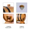 Barril de Roble Barril de Vino de Roble Revestimiento Carbonizado Tostado Barril de Vino Tinto Vino Tinto Barril de Envejecimiento para Whiskey Brandy