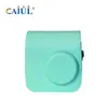 Adecuado para Bolsa de Cámara Retro de Cuero PU para Polaroid Mini7+, Bolsa Protectora de Almacenamiento para Fotografía Digital Ins Mini