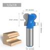 6/6.35/12/12.7mm Cortador de Uñas de Doble Curva Cuchillo de Cajón Tirador de Puerta de Gabinete Cuchillo Fresa para Madera Máquina de Recorte