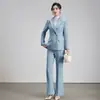 Conjunto de Traje Casual Versátil de Alta Gama 2026 Versión Coreana Holgado Adelgazante Moda Femenina Elegante Traje