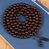 Kino Palosanto Sándalo Verde Ébano Pulsera Pulsera de Cuentas de Oración Fábrica Venta al por Mayor Artesanías de Madera Adornos Wenwan Cuentas de Madera Hombres
