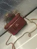 Bolso Cuadrado Pequeño Estilo Chanel en Piel Caviar con Costuras Acolchadas, Bolso Lonchera con Cadena, Bolso Cruzado de Hombro Único para Mujer