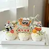 Cajas para Cupcakes, Magdalenas y Pasteles del Festival del Bote del Dragón 4/6/9, Cajas Transparentes para Tartaletas de Huevo y Postres de Repostería