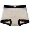 Roupa íntima de Algodão Puro Feminina Cintura Média Virilha Antibacteriana Respirável Sexy Sem Costura Algodão Puro Feminino Tamanho Grande Boxer Briefs para Mulheres