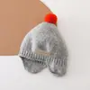 Gorro de Protección para Orejas de Bebé Invierno Estilo Coreano Gorro de Lana Engrosado Cálido Gorro de Punto a Prueba de Viento para Otoño e Invierno de Bebé