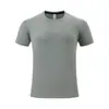 Camiseta de seda helada de verano para comercio exterior transfronterizo en Amazon, camiseta ligera de secado rápido para deportes al aire libre para hombre, camiseta de running de manga corta con cuello redondo