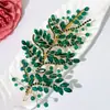 Nuevo Tocados de Novia Hechos a Mano Pieza para el Cabello con Pedrería Cadena de Garras de Cristal Colorida Accesorios Estéreo Dz256