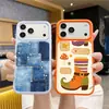 Funda de teléfono de retazos de tela retro bestseller transfronteriza de silicona líquida para Apple 16 Pro, tacto agradable a la piel con forro de terciopelo incorporado