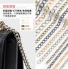 Venta al por mayor del fabricante Cadena de esmerilado de doble cara Cadena de hierro que no se decolora Borde de esmerilado de doble cara Joyería Accesorios decorativos DIY Cadena de etiqueta