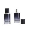 Fornecimento spot B028-30ml frascos de vidro cilíndricos com gradiente frascos spray frascos de perfume engarrafados frascos grandes frascos vazios