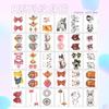 Adesivos de Tatuagem à Prova d'Água Coloridos Longa Duração Feminino Clavícula Artificial Ins Alto Padrão Não Refletivo