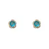 Pendientes de Flor de Zirconia Exquisitos y Sencillos Japoneses y Coreanos para Mujer, de Moda, Ligeros, Lujosos, Compactos, Versátiles, de Gama Alta, Pendientes Súper Brillantes al por Mayor
