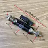 Accesorios para Soporte de Teléfono Cabezal de Bola de 17,4 mm Tornillo de Conexión Metálico Trípode de Fotografía Puerto de 1/4 Adaptador de Brazo
