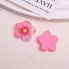 Parches florales de resina dulces y versátiles con diseños de flor de huevo y tulipán, perfectos para accesorios para el cabello DIY, pasadores y decoración de zapatos