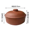 Pequeños cuencos de arcilla tradicionales para servir platos, cuencos comerciales de arcilla púrpura, pequeños cuencos para cocinar al vapor, cuencos de cerámica con tapa para cocinar arroz al vapor