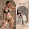 Huaxiao Qqny Nuevo Sexy Tres Puntos Sexy Ropa Íntima No Necesita Quitarse Bikini Entrepierna Abierta Tentación Talla Grande Traje de Mujer