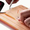 Módulo de Sutura Multi-Ferida Transfronteiriça Simula Pele Humana Prática de Nós Modelo de Treinamento de Sutura Médica de Silicone