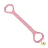 Banda de Resistencia para Fitness, Dispositivo de Resistencia en Forma de 8, Banda Elástica de Estiramiento para Yoga, Estiramiento de Hombros y Espalda, Resistencia en Forma de 8