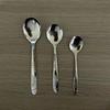 Acero Inoxidable Patrón Creativo Vajilla Cuchara Mezcladora Casera Cuchara para Comer Cuchara de Postre Cuchara para Hielo Fabricante Venta al por Mayor