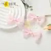 Punto de Polka Multicolor Hilo de Gasa Poliéster Algodón Lazo en la Cintura DIY Accesorios de Tela Bolsos Zapatos Accesorios de Ropa Accesorios para el Cabello Al por Mayor