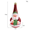 Adornos navideños de plástico, medias navideñas, muletas, colgantes, pequeños adornos para árboles de Navidad.