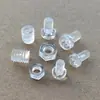 Tornillo prisionero de plástico transparente interior de una palabra sin cabeza M4M5M6M8 tornillo de cabeza de cruz estándar nacional tuerca hexagonal