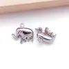 Accesorios de Joyería de Acero Inoxidable Elefante Mariposa Osito Colgante Transfronterizo Hecho a Mano DIY Pulsera Collar Pendientes Colgante Pequeño