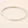 Suministro Transfronterizo de Pulseras Europeas y Americanas de Capas, Joyería de Acero Inoxidable Pulido Minimalista de Lujo Ligero para Pulseras DIY de Mujer