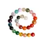 Ágata Natural Cuentas Sueltas al por Mayor, Cuentas para Pulsera DIY de Alta Calidad, Cuentas Redondas de Ágata Roja