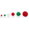 [Navidad] Bola de lana elástica de poliéster para decoración, accesorio para árbol de Navidad hecho a mano, bolsa de material para colgar.