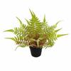 Planta Simulada Helecho En Maceta Hoja de Helecho Artificial Planta Verde Bonsái Boda Boda Decoración del Hogar Adornos Venta al Mayoreo