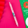 Caneta de gel push de desenho animado de Natal material escolar para estudantes Caneta de água Press criativa preta Caneta de assinatura caneta de água em caixa