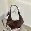 Cross2026 Otoño Invierno Moda Retro Bolso Plegado Bajo el Brazo Coreano Ins Gran Capacidad Piel Suave Bolso Cruzado Tipo Dumpling para Mujer
