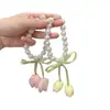 Novos Prendedores de Cortina com Fechos Magnéticos de Pérola, Cordas Prendedoras de Cortina Voil Tulipa, Acessórios Criativos para Decoração de Cortinas, Cordas para Recolher Cortinas