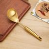 Acero Inoxidable Dorado Producto Caliente Transfronterizo Kit de Cuchara Pala Utensilios de Cocina Set de Utensilios de Cocina Cuchara para Freír Cuchara Grande para Sopa
