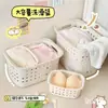 Cesta de banho para estudantes com separação de itens secos e molhados, cesta de banho para armazenamento de banheiro, chuveiro, dormitório, atacado