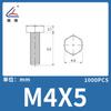 Tornillo de hexágono exterior de nylon Lianyang perno de plástico tornillo de nylon cabeza de lenteja tornillo de hexágono exterior tornillo aislante de hexágono exterior Blanco