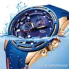 Reloj Elegante de Negocios para Hombre con Correa de Silicona Lige