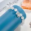 Pulsera de Campana con Piedra Ojo de Gato, Diseño de Nicho, Joyería Sencilla de Cristal para Mujer, Nueva Pulsera de Moda de Alta Gama 2023