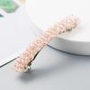 Pinza para el pelo de cristal con cuentas retro estilo coreano Dongdaemun, pinza simple versátil para mujer, pinza lateral, pinza de resorte, accesorios para el cabello de Corea del Sur