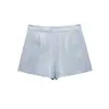 Ropa de Mujer al por Mayor Transfronteriza Estilo Europeo y Americano Primavera 2026 Nueva Moda Sexy Cuero Sintético Pantalones de Falda de Doble Botonadura Falda Media