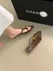 Primeiro Encontro com os Sandálios de Bico Fino Baixo Estilo Francês para Mulheres, Novo Modelo Verão 2026, Mules Elegantes de Calçar