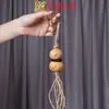 Colgante de Calabaza Pintada de Sándalo Yiming Xianyuan Tallado en Madera Pequeña Calabaza Colgante de Coche Es un Gran Regalo