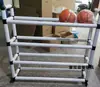 Carrinho de Armazenamento de Bolas Creche Suporte de Armazenamento para Palitos de Esponja Carrinho de Armazenamento para Colchonetes de Ginástica Infantil com Rodízios Móvel