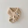 Bufanda Infantil Qiunan Invierno Nueva Oso de Peluche Lindo Niños y Niñas Calentador de Cuello a Prueba de Viento para Bebé