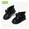 Zapatos de Algodón Snafy para Niños Botas de Algodón de Caña Baja para Niñas Invierno 2025 Nuevas Botas de Princesa Lolita con Forro Polar